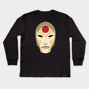 Amon mask Kids Long Sleeve T-Shirt